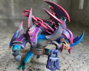 Slark em Shadow of the Deep com Immortals - Dota 2 Figurine 3D Model