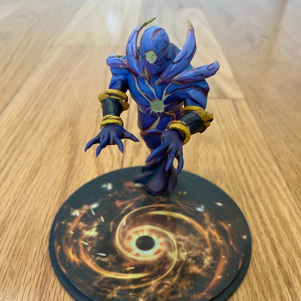 Enigma in Twisted Maelstrom Set with Black Hole Pedestal - Dota 2 Figurine 3D Model