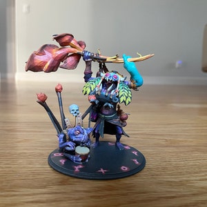 Toverdokter in gemengde set met onsterfelijken - Dota 2-beeldje 3D-model