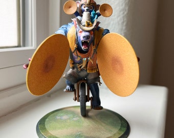 Provocando Ursa no Conjunto Alpine Stalker e Immortal Cubs Dipper, o Destruidor - Modelo 3D de Estatueta Dota 2