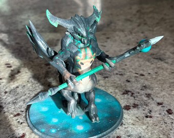 Outworld Devourer on Sanity&#39;s Eclipse Pedestal - Dota 2 Figurine 3D Model