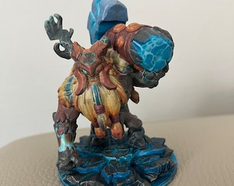 Earthshaker Planetfall Arcana On Pedestal - Dota 2 Figurine 3D Model