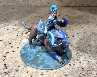 Luna com Imortais e Monte Nova - Miniatura 3D de Dota 2