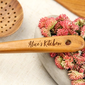 Personalized Wooden Spoon "Mom's Kitchen" Engraved gifts, Gifts for wedding Cooking Gift Housewarming Gifts Birthday Gifts for Her
