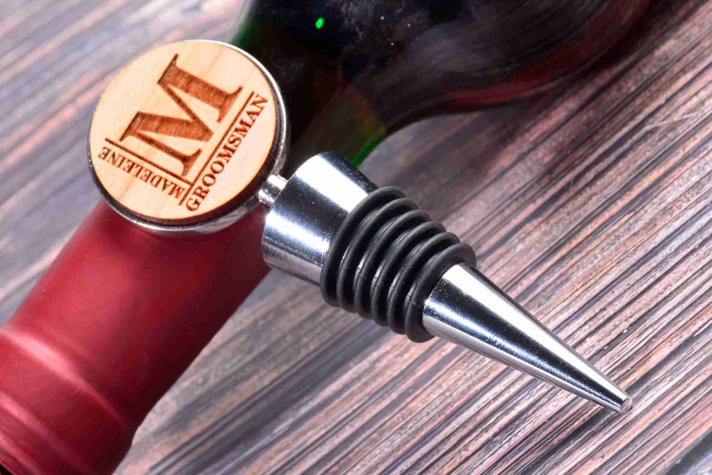 Personalized Wine Stoppers
 Personalized Wine Stopper Wedding Keepsake Personalized