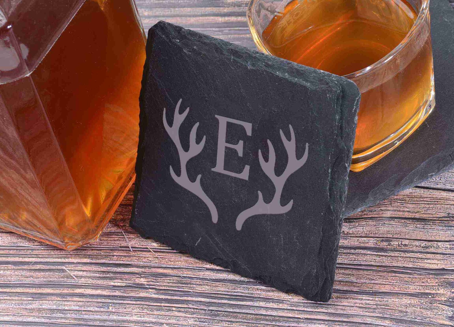 Personalized Coaster Stone Drink Coasters Engraved Coasters Etsy