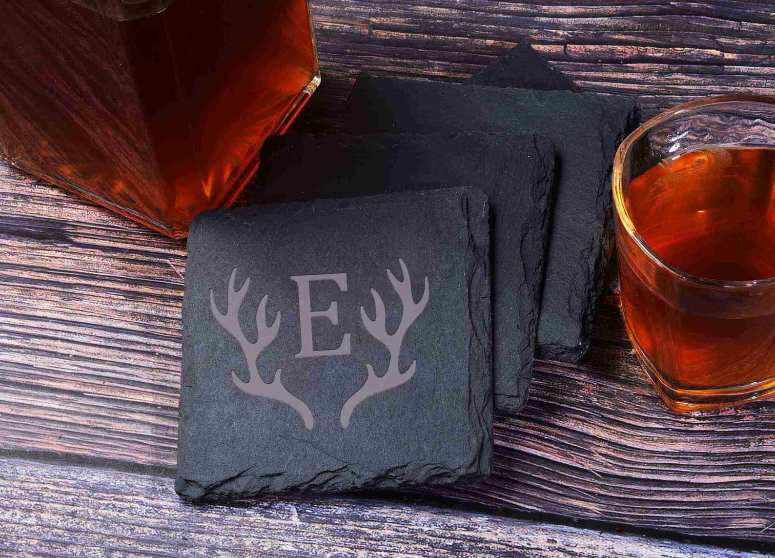 Personalized Coaster Stone Drink Coasters Engraved Coasters | Etsy