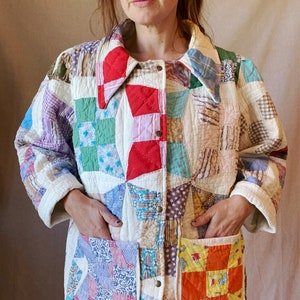Custom Quilt Jacket Supply Your Own Quilt - Etsy
