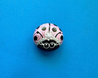 Crystal embellished  Lorybugrocks ladybug