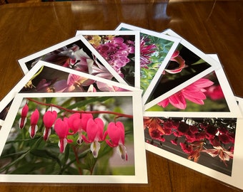 Bleeding Hearts placemat, Laminated 12 X 18 mats in sets of 4, 6, 8, floral pink plastic mats
