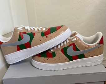 custom Air Force 1 “Freddy Kruger”