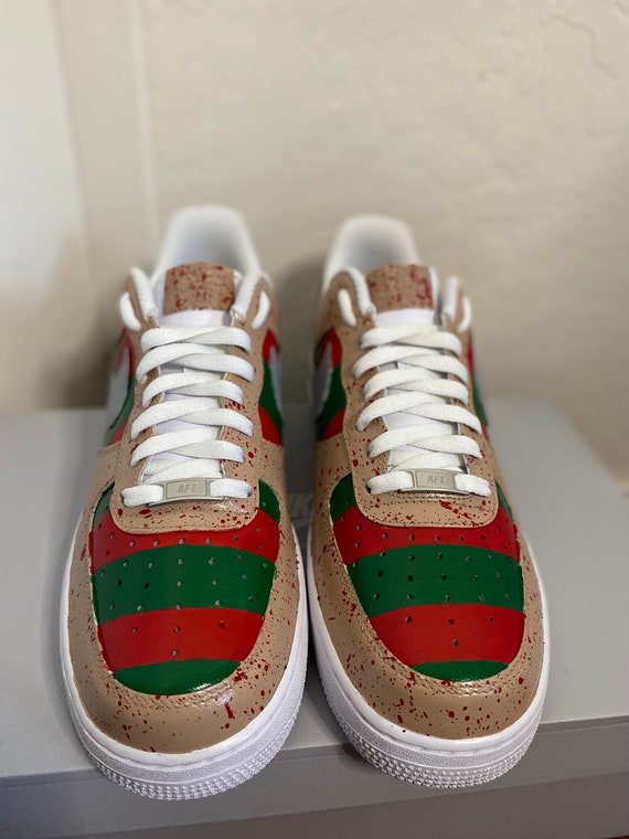 Custom Air Force 1 “freddy Kruger” - Etsy display picture 2