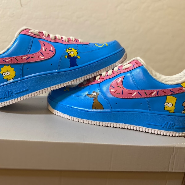 custom simpsons af1