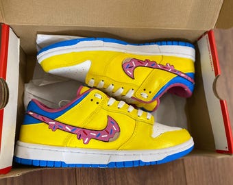 custom nike dunks “simpsons”