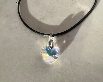 Heart Necklace for women, Swarovski Crystal necklace, Heart crystal necklace, Mother’s day jewelry, Mother’s day necklace, Necklace for mom