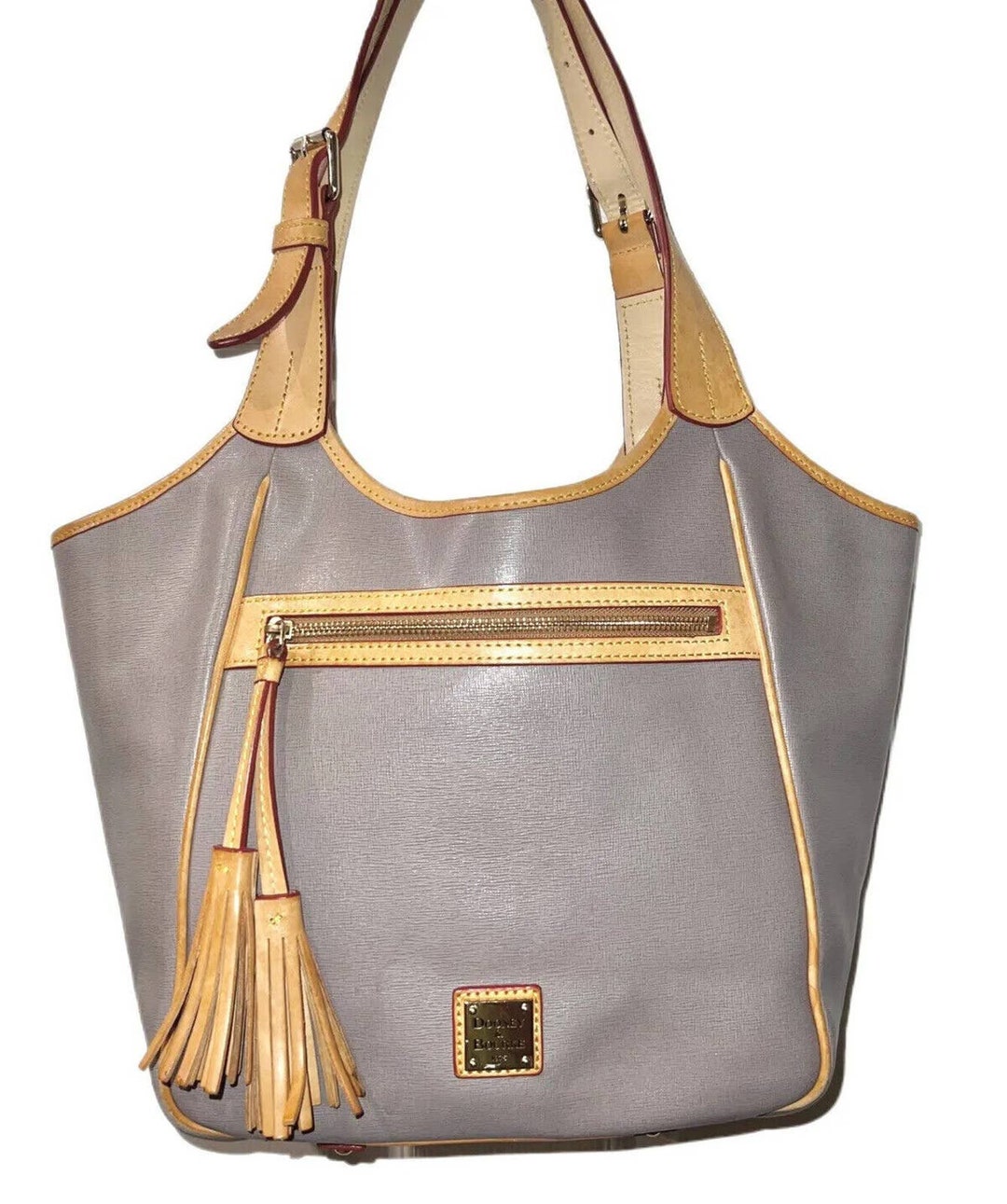 DOONEY & BOURKE Maddie Saffiano Leather Bag Elephant Color - Etsy