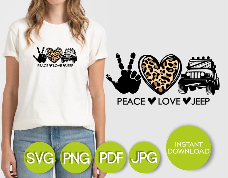 Free Free 158 Peace Love Jeep Svg Free SVG PNG EPS DXF File