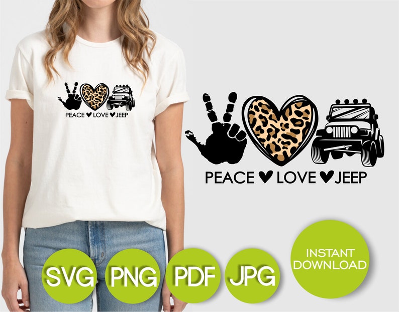 Free Free 131 Peace Love Jeep Svg SVG PNG EPS DXF File