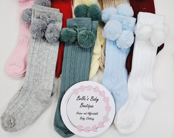 Navy Uniform Knee Highs School Uniform Socks, Navy Knee Highs, Navy