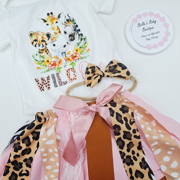 Wild One Outfit, first birthday outfit, baby girl outfit, cake smash outfit, baby photoshoot outfit, baby birthday, baby tutu, baby girl