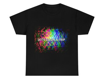 Lets go on a trip Unisex Heavy Cotton Tee