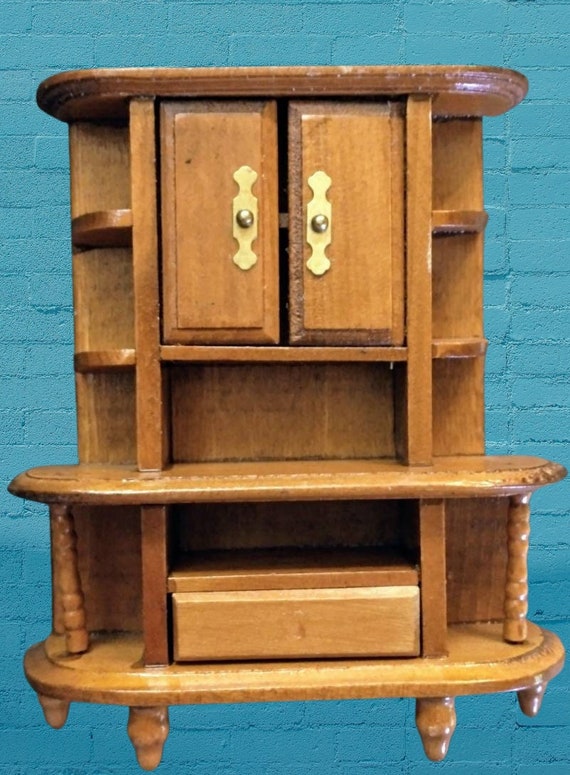 milieu Gepland Sociale wetenschappen Miniatuur antiek houten meubel voor poppenhuis - Etsy België