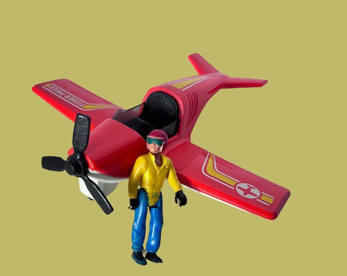 3 ⚜️ Ancien Jouet Avion Fisher Price Toys Vintage Année 1980 Réf: 171