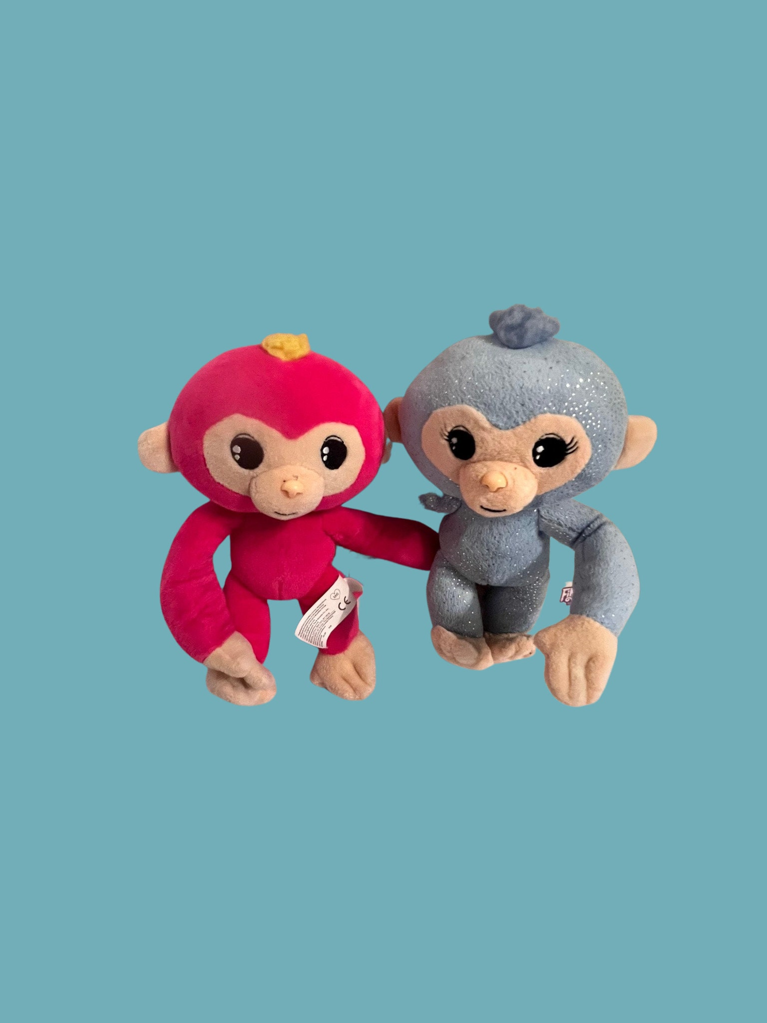 Fingerlings friendship your fingertips 2 peluches petits singes