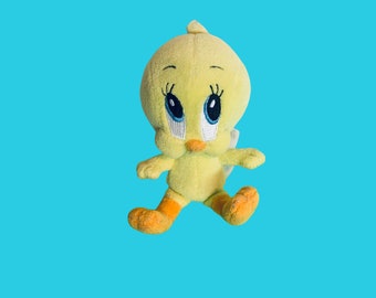 Vintage peluche Twitty Bird tamaño 6 pulgadas