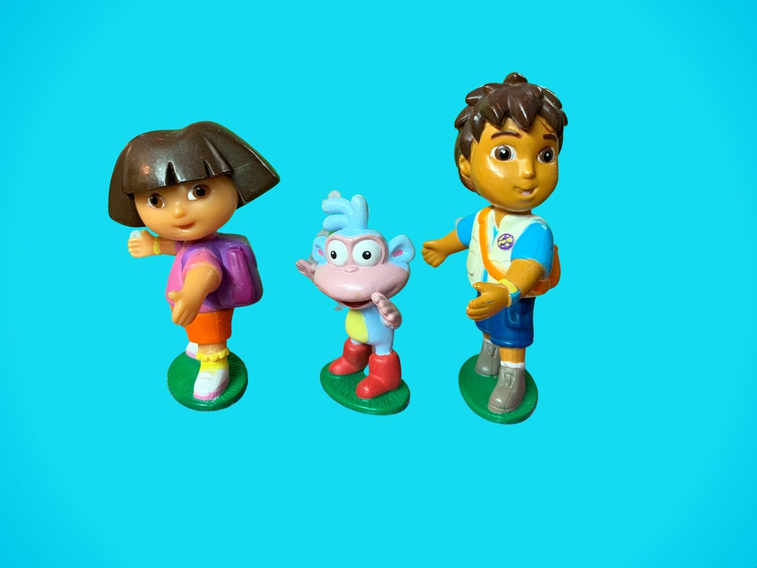 Dora the Explorer Her Cousin Diego and Babouche the Little - Etsy