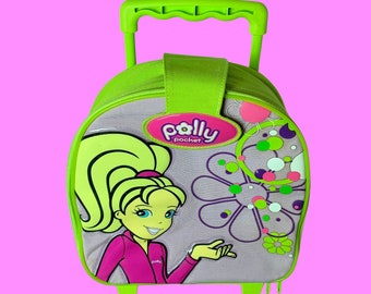 Vintage sac à dos polly pocket avec poignée extensible