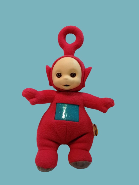 Vintage Red Teletubbies Soft Toy Po 