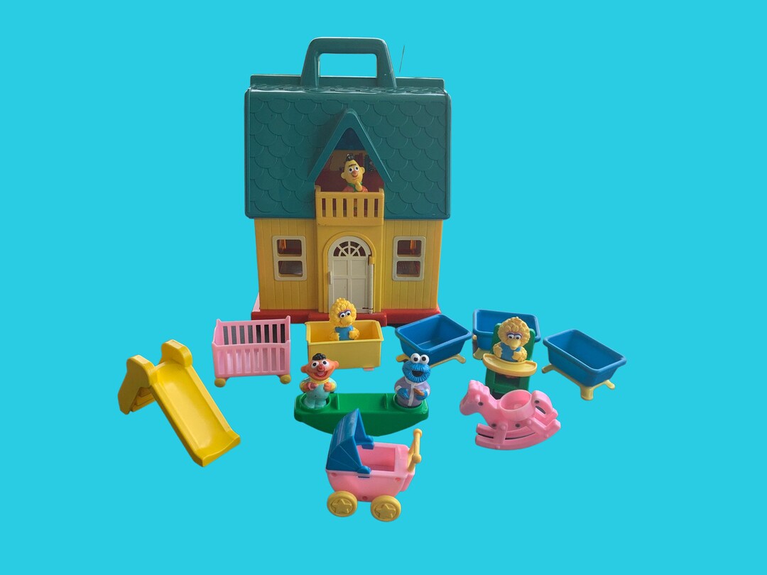 Vintage Doll's House Sesame Street Etsy