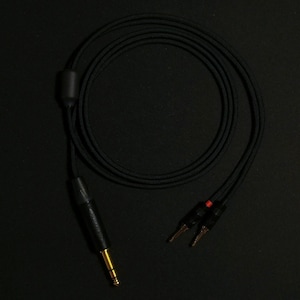 Hifiman / Focal / Sony / FiiO - Dual 3.5mm - Custom Headphone Cable - Authentic Lite - Black