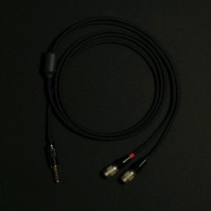 Dan Clark Audio / Mr Speakers - Custom headphone Cable - Authentic Lite - Black