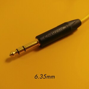 Hifiman / Focal / Sony / FiiO - Dual 3.5mm - Custom Headphone Cable - Authentic Lite - Yellow image 8