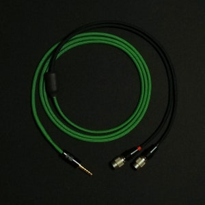 Dan Clark Audio / Mr Speakers - Custom headphone Cable - Authentic Lite - Green