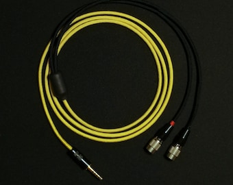 Dan Clark Audio / Mr Speakers - Custom headphone Cable - Authentic Lite - Yellow