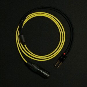 Meze / Focal / HiFiman - Dual 3.5mm Extended - Custom Headphone Cable - Authentic Lite - Yellow