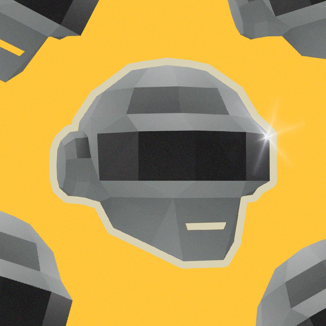 Template DAFT PUNK Thomas Helmet Paper Craft Template, Instant Pdf ...