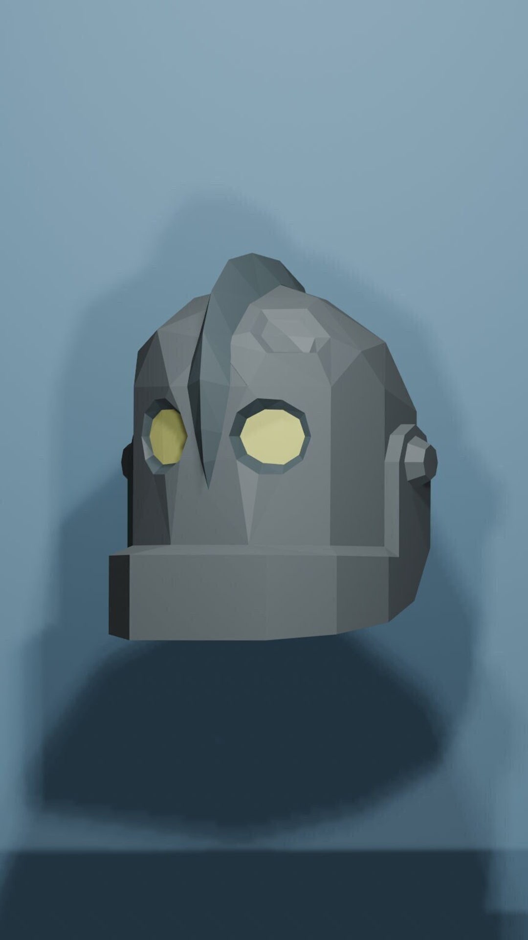Template the Iron Gigant Paper Craft Template Instant Pdf - Etsy