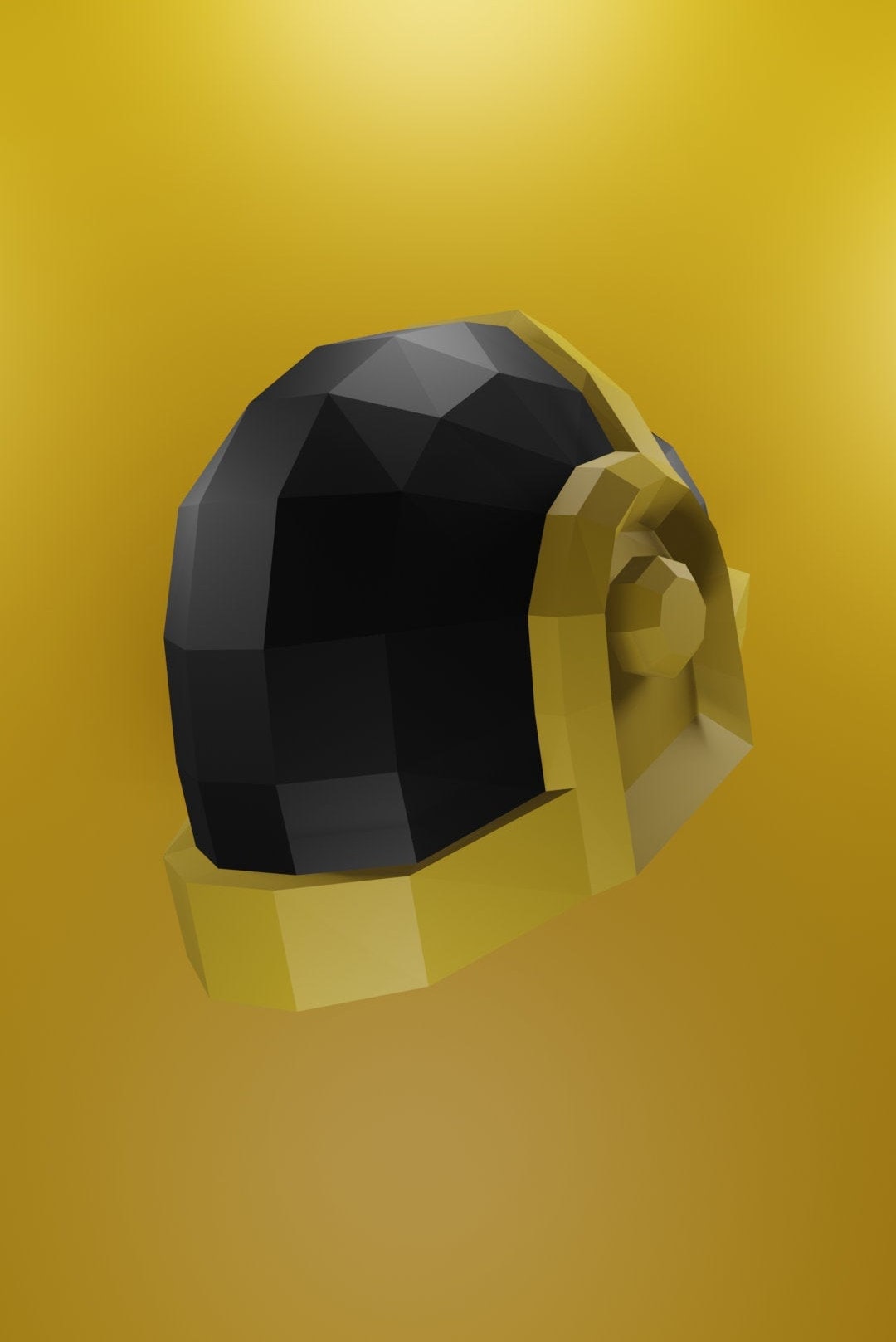 Template DAFT PUNK Guy Manuel Helmet Paper Craft Template, Instant Pdf ...
