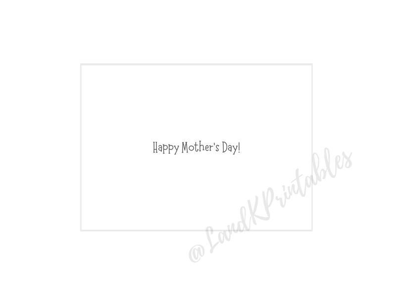 Cute Mothers Day card Mothers Day Modern Printable Card Cute Mothers Day printable Mothers Day Printable Card Mum Cute Printable Card