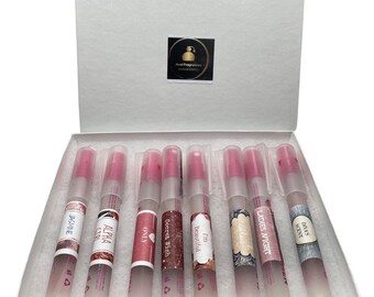 Women Sample Perfumes Set 8 differnt Scents in 1 pack TRAVEL SAMPLE SIZE