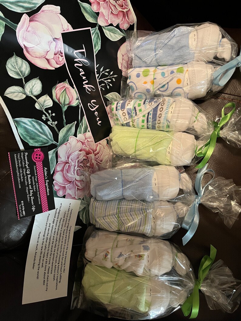 New Diaper Babies Baby Shower Gifts/centerpieces Boys, Girls, and