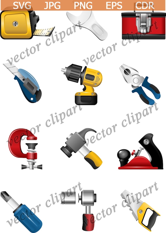 Tools icon SVG Tools icon clipart Tools svg cut Tools icon Etsy
