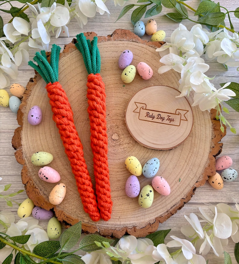 Carrot Tug Tug Toy Dog Toy Dogs Easter image 3