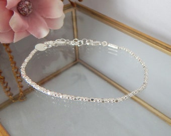 925 silver chain bracelet - fancy chain bracelet