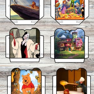 Puede incluir: Conjunto de seis sobres de papel con tem&aacute;tica de Disney, con escenas de "El Rey Le&oacute;n", "Peter Pan", "101 D&aacute;lmatas", "Encanto", "Winnie the Pooh" y "Ratatouille". Cada sobre tiene un borde blanco y una ilustraci&oacute;n &uacute;nica.
