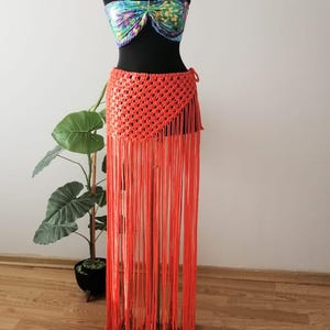 Macrame Long Skirt | Beach Fashion | Macrame Skirt | Bohemian Festival Style | Macrame Party Dresses | Macrame Cowboy Skirt | Bohemian Skirt
